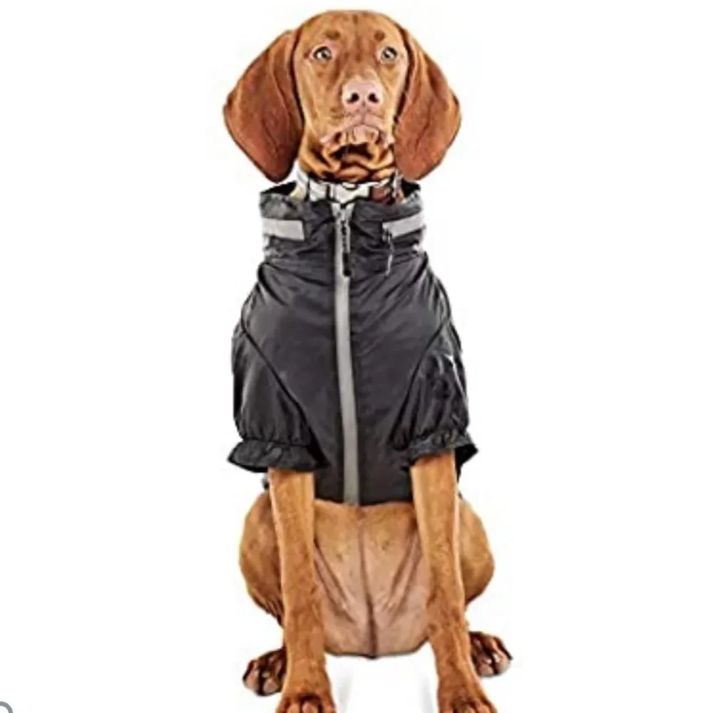 Reddy Black Dog Windbreaker‎ Jacket Black Gray NWT