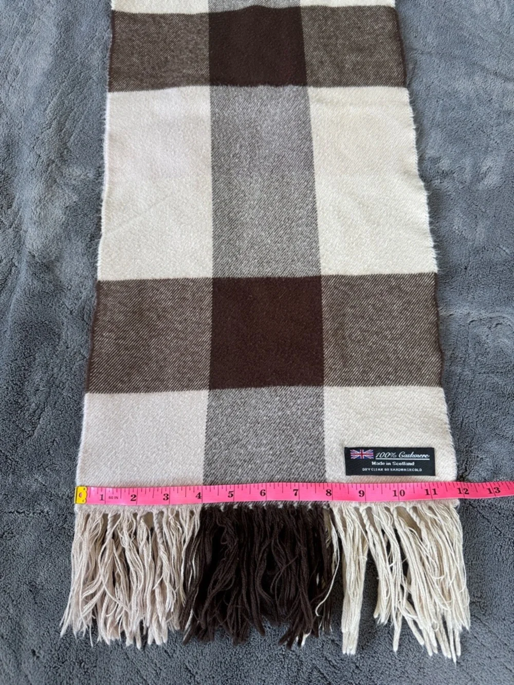 100% Cashmere made scotland