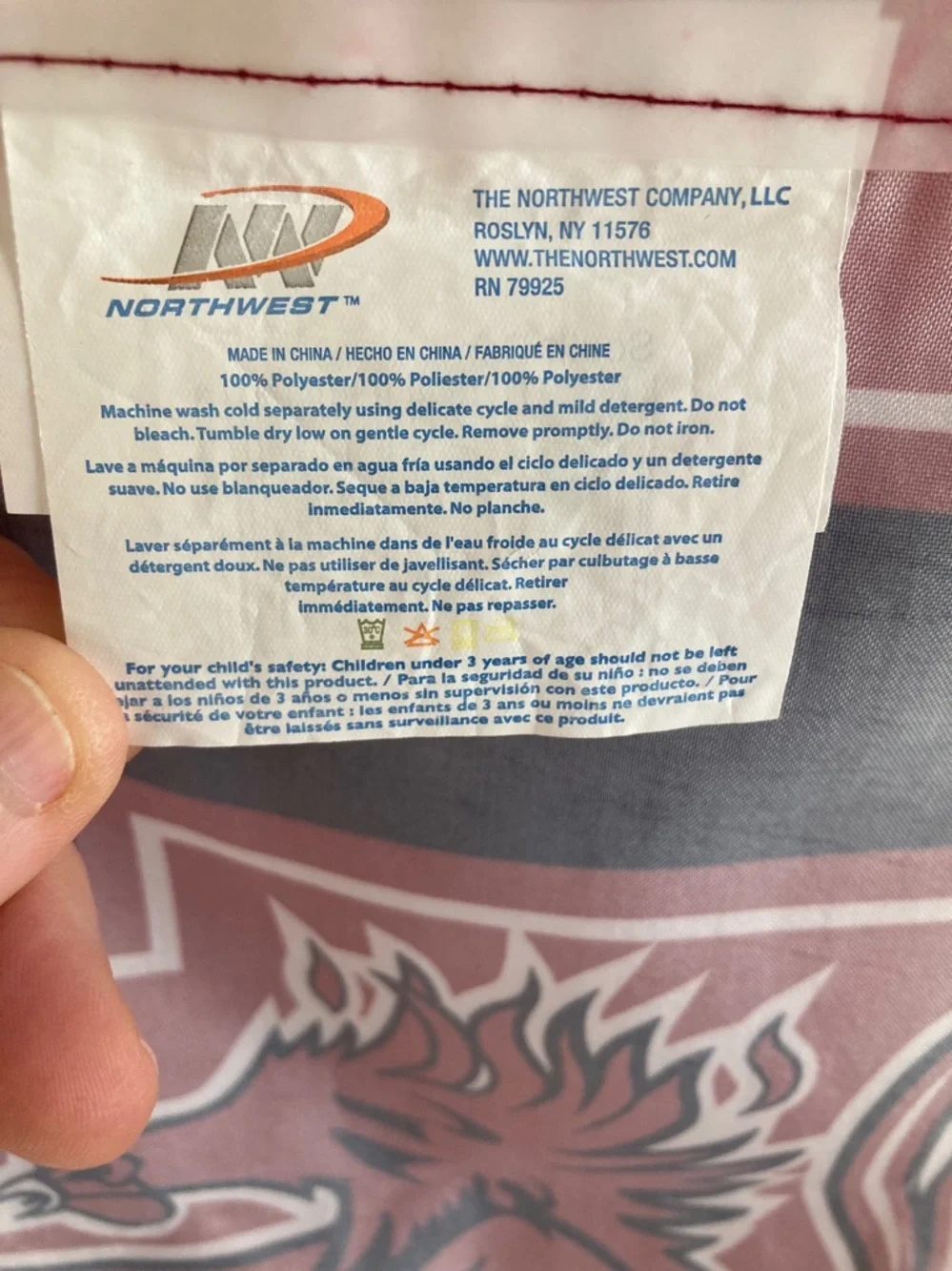 N/A 100% polyester