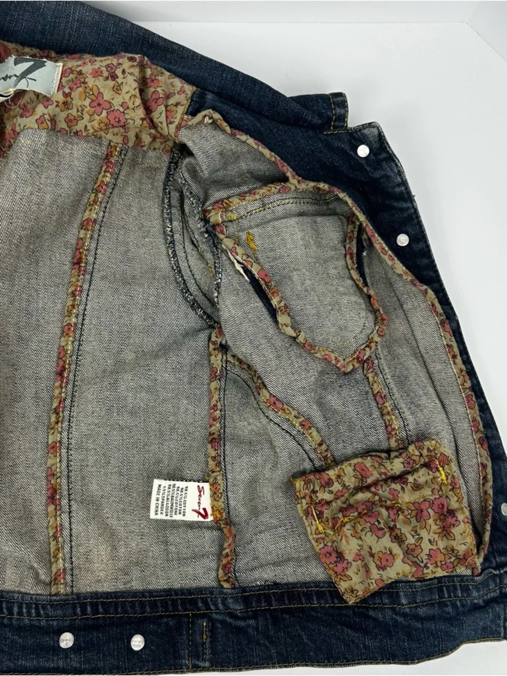 Seven7 fitted distressed