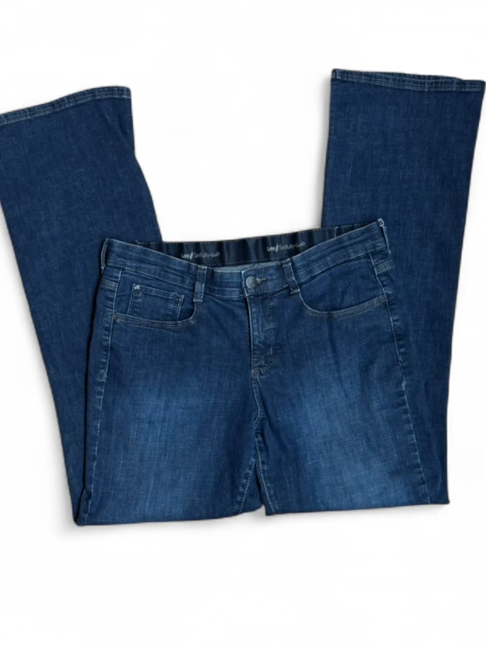 Lee Sinfully Soft Bootcut Jeans, Size Medium