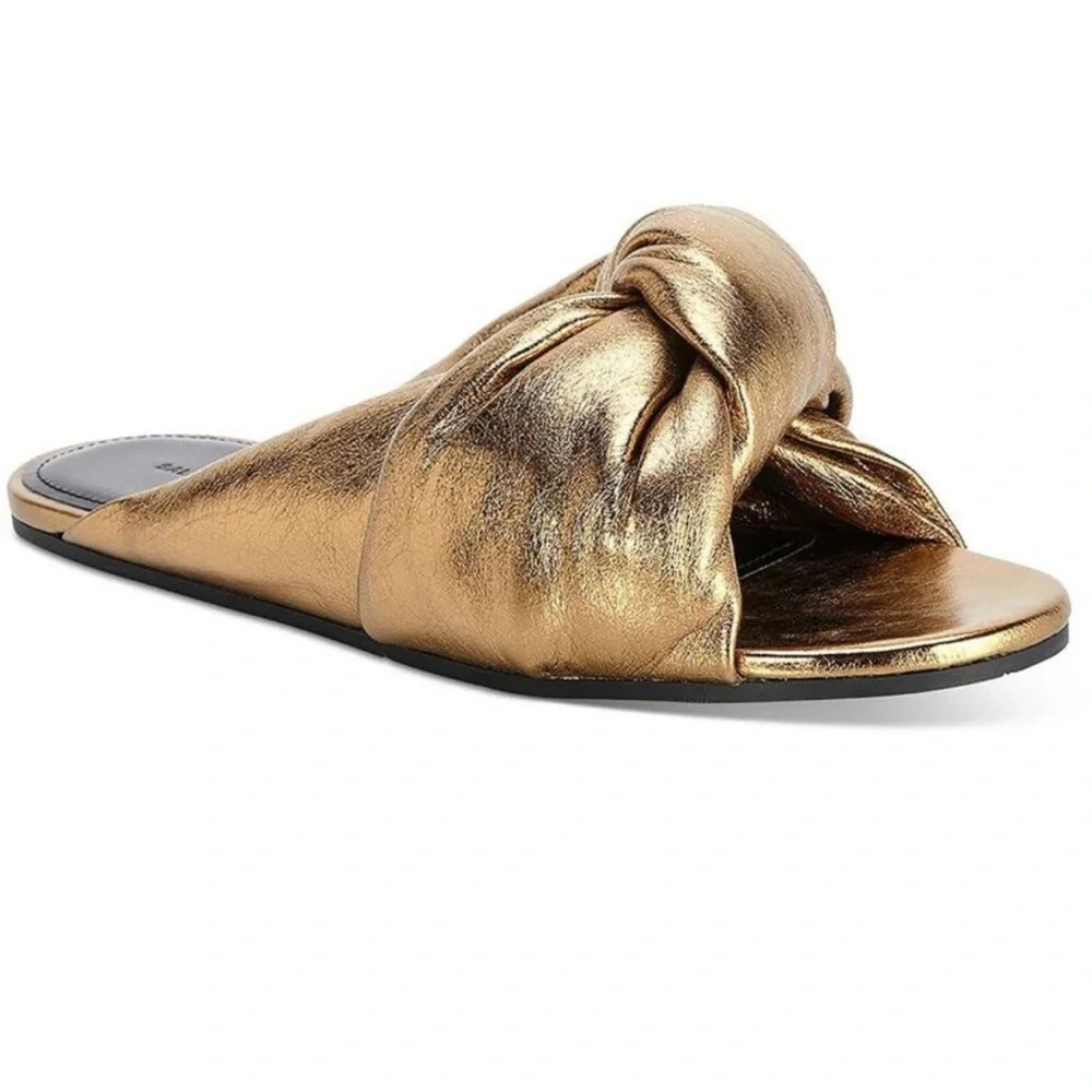 Balenciaga drapy gold