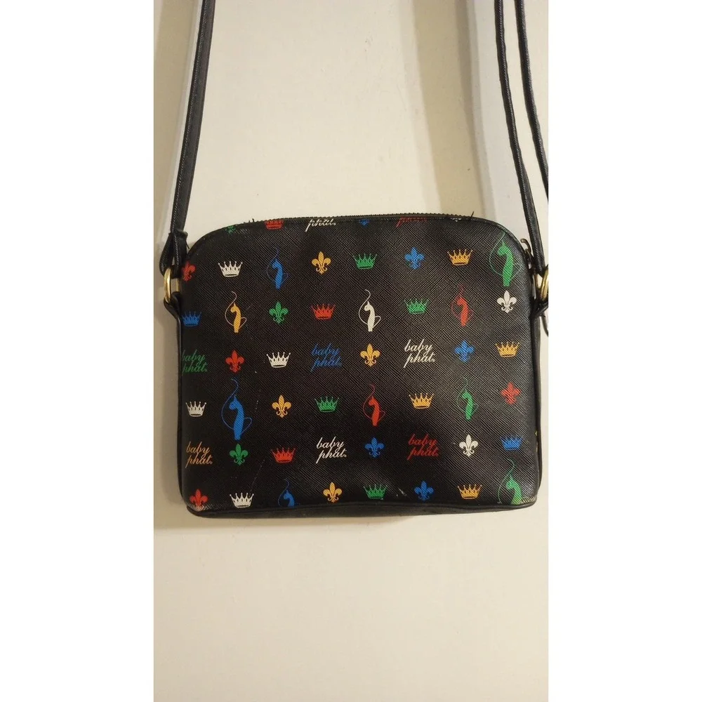 Y2K Vintage Baby Phat Rainbow Logo Purse‎ Handbag VGUC