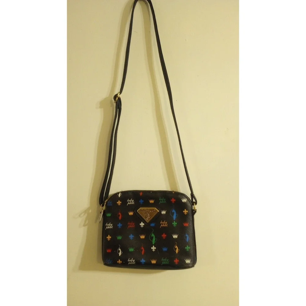 Y2K Vintage Baby Phat Rainbow Logo Purse‎ Handbag VGUC