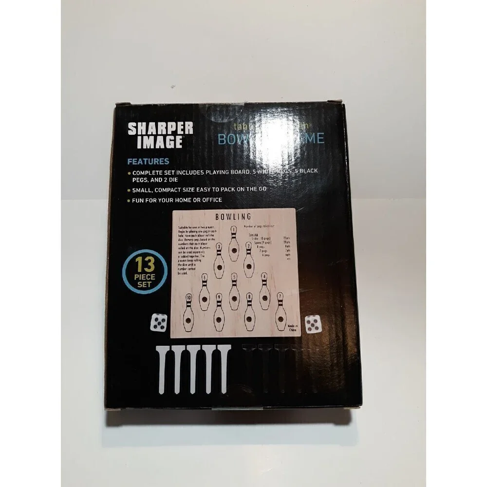New 13 piece Sharper Image tabletop wood