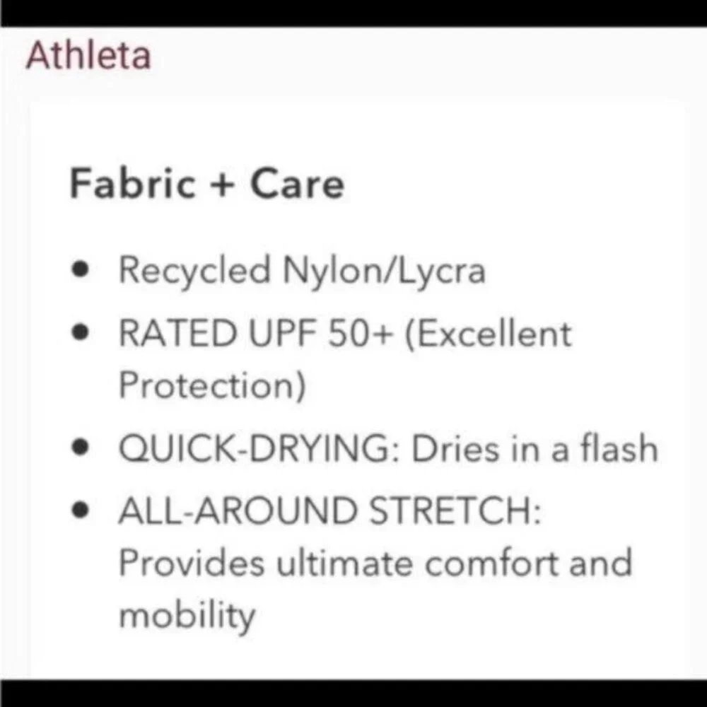 Athleta square neck