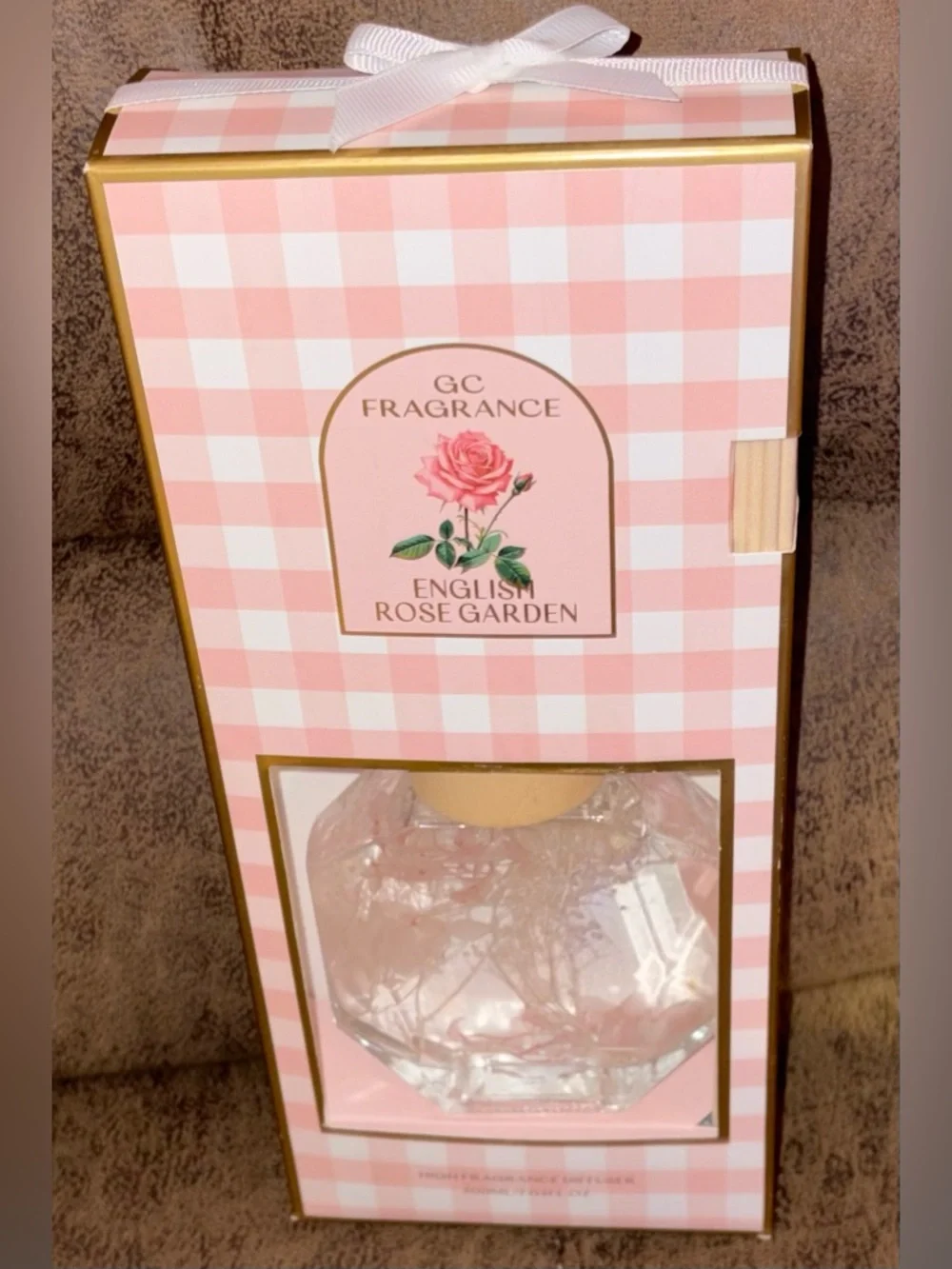 GC Fragrance English Rose Garden Reed Diffuser - NEW