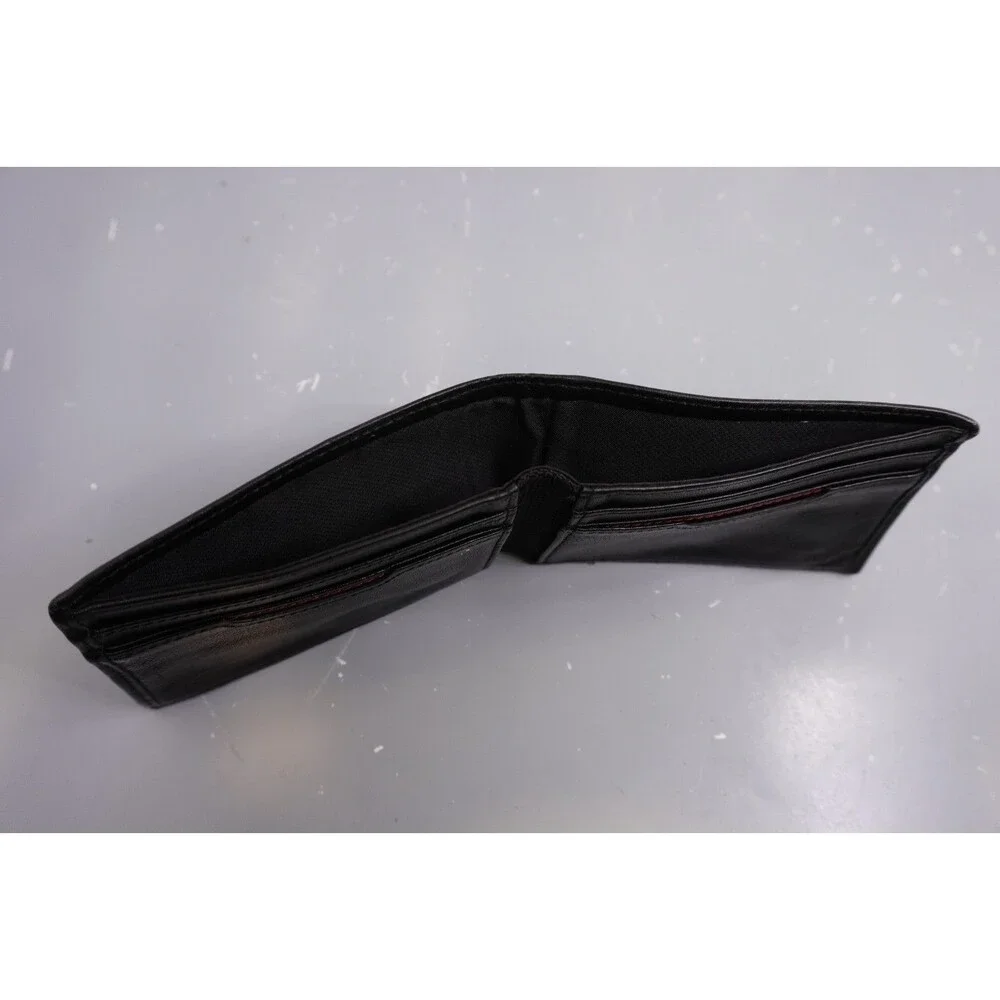 Tumi Delta Men’s Leather Card Holder / Wallet 4 1/4 X 3 Black Leather EUC
