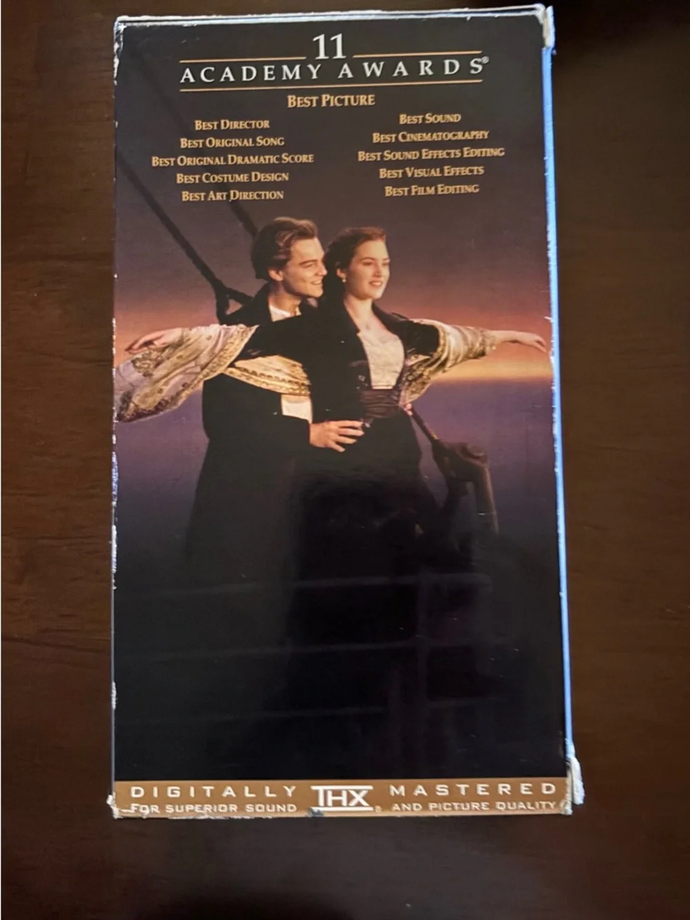 Titanic VHS Cover - Blue and Black Artwork