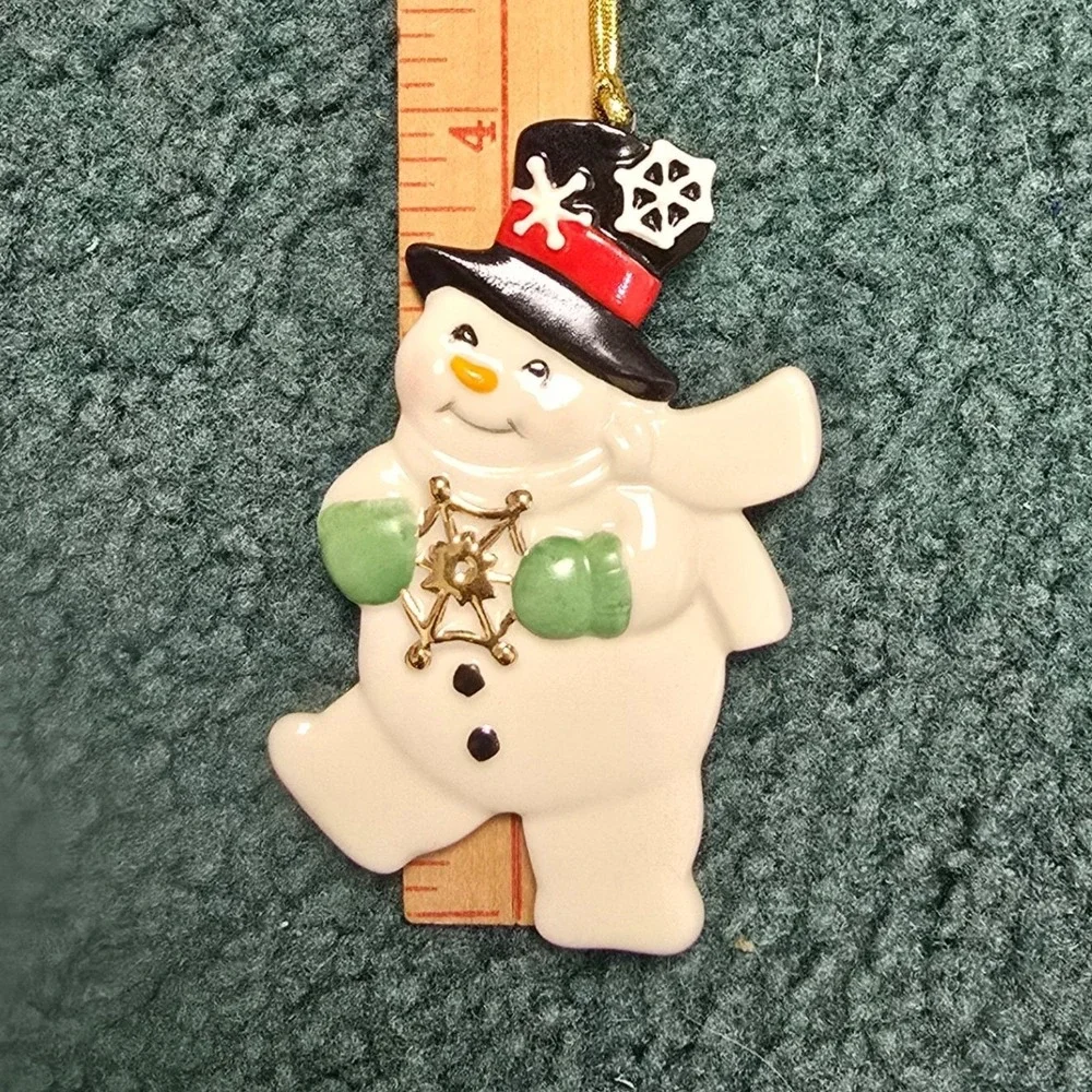 Lenox snowflake snowman