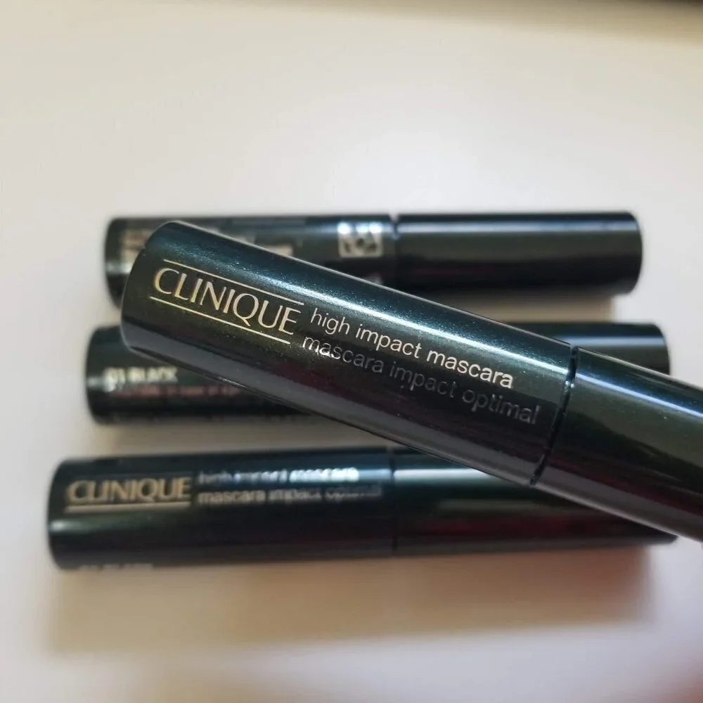 NEW Clinique High Impact Mascara Stick Black Eye Beauty Makeup 4 Pieces
