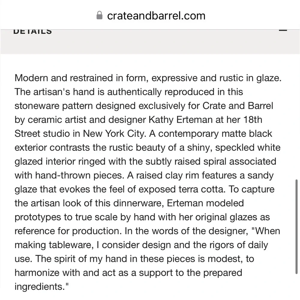 Crate&Barrel mugs pix