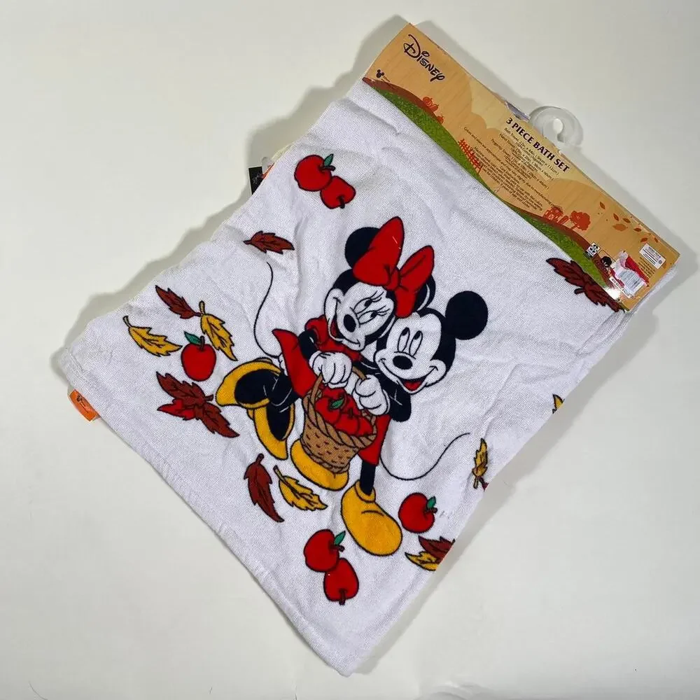 Vintage disney fall towel set