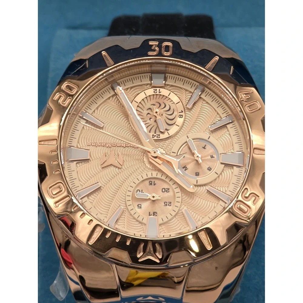 NEW🔥🔥🔥TechnoMarine Cruise Unisex Watch 40mm Black White Brown Straps #0361