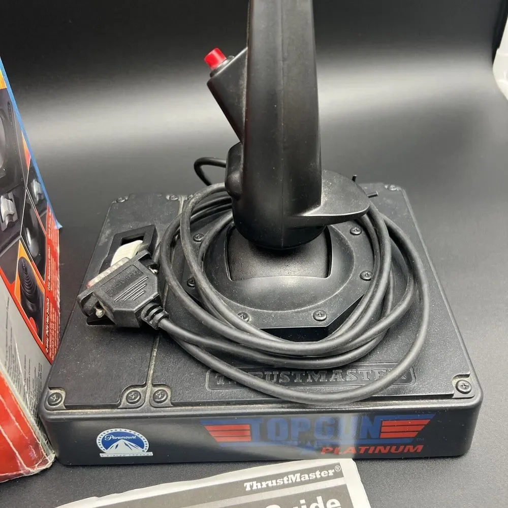 Thrustmaster Top Gun Platinum Joystick With Rapid‎ Response Throttle Wheel PC