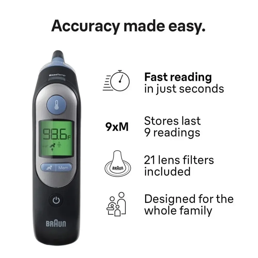 Braun thermoscan ear
