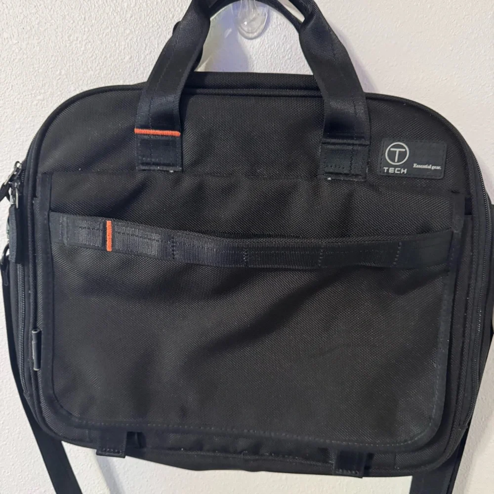 Tumi T-Tech Essential Gear Messenger Bag Shoulder Strap Trolley Sleeve Black