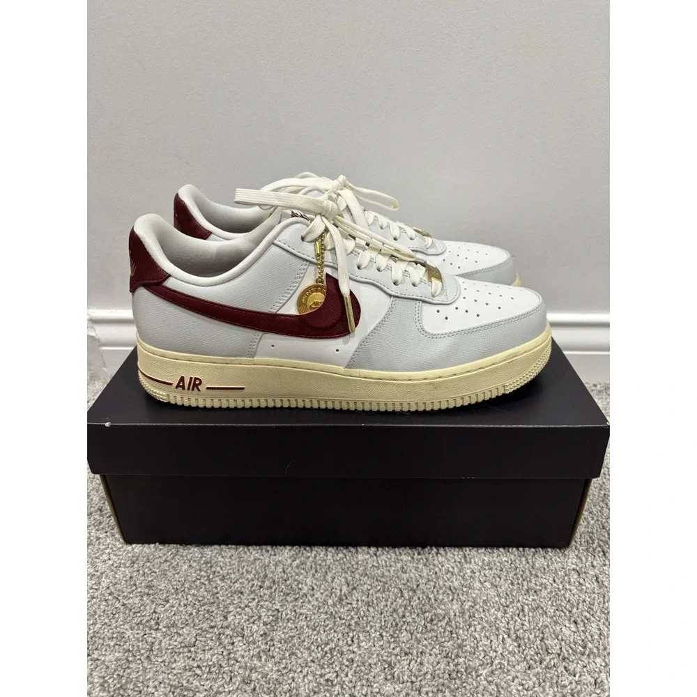 Nike‎ Air Force 1 '07 SE Sisterhood - Photon Dust / Team Red Women's Size 11 EUC