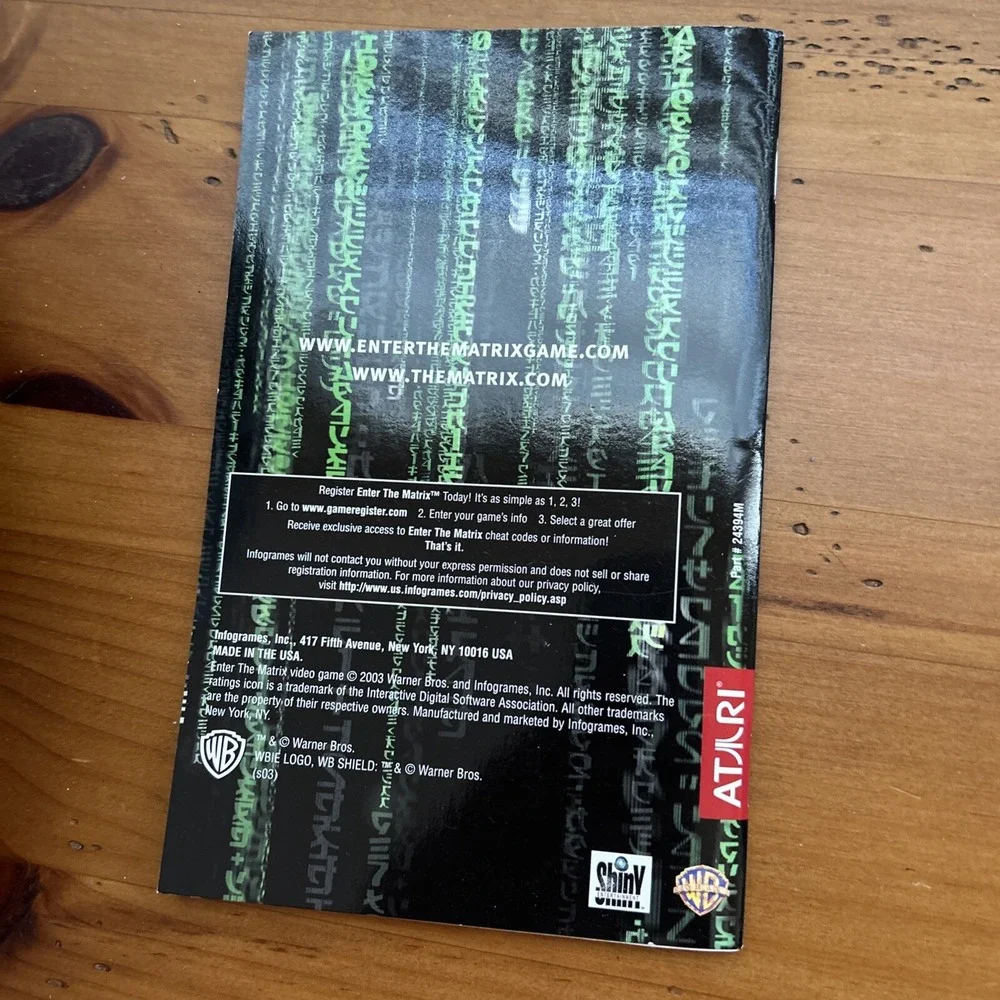 N/A enter matrix
