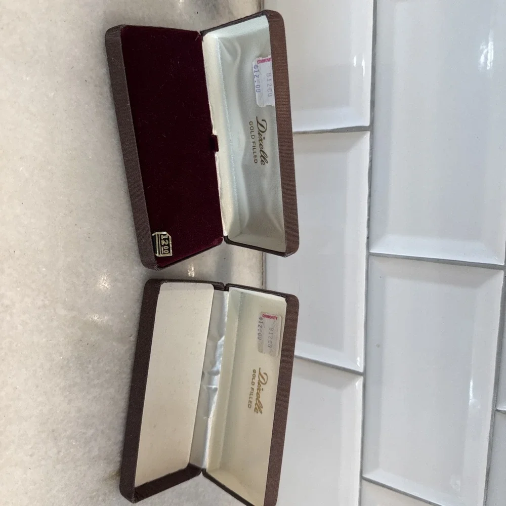 Set‎ Of 2 Vintage Dixelle Jewelry Boxes