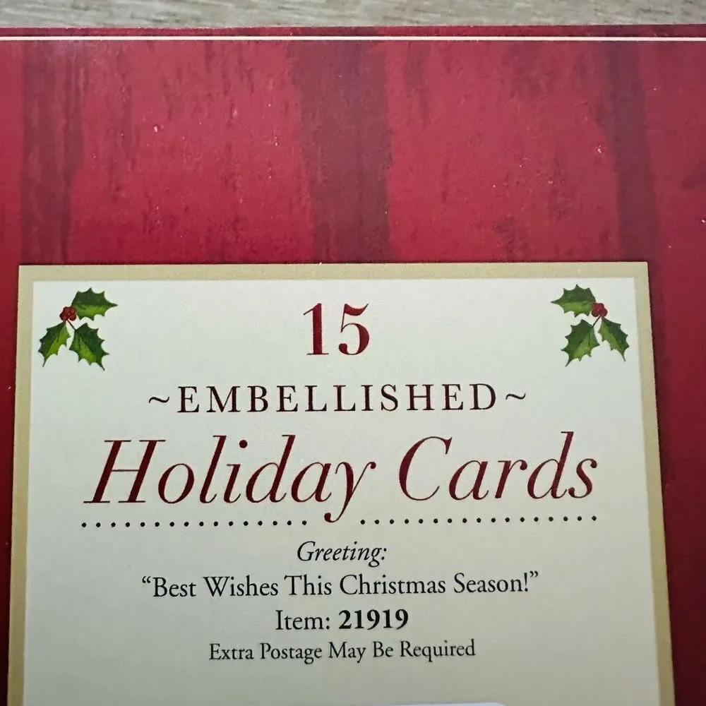 Punch Studio card tags glitter