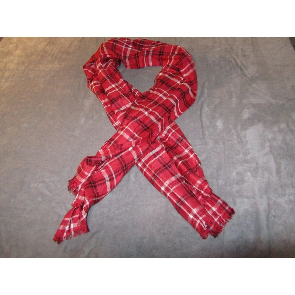 Talbots red plaid