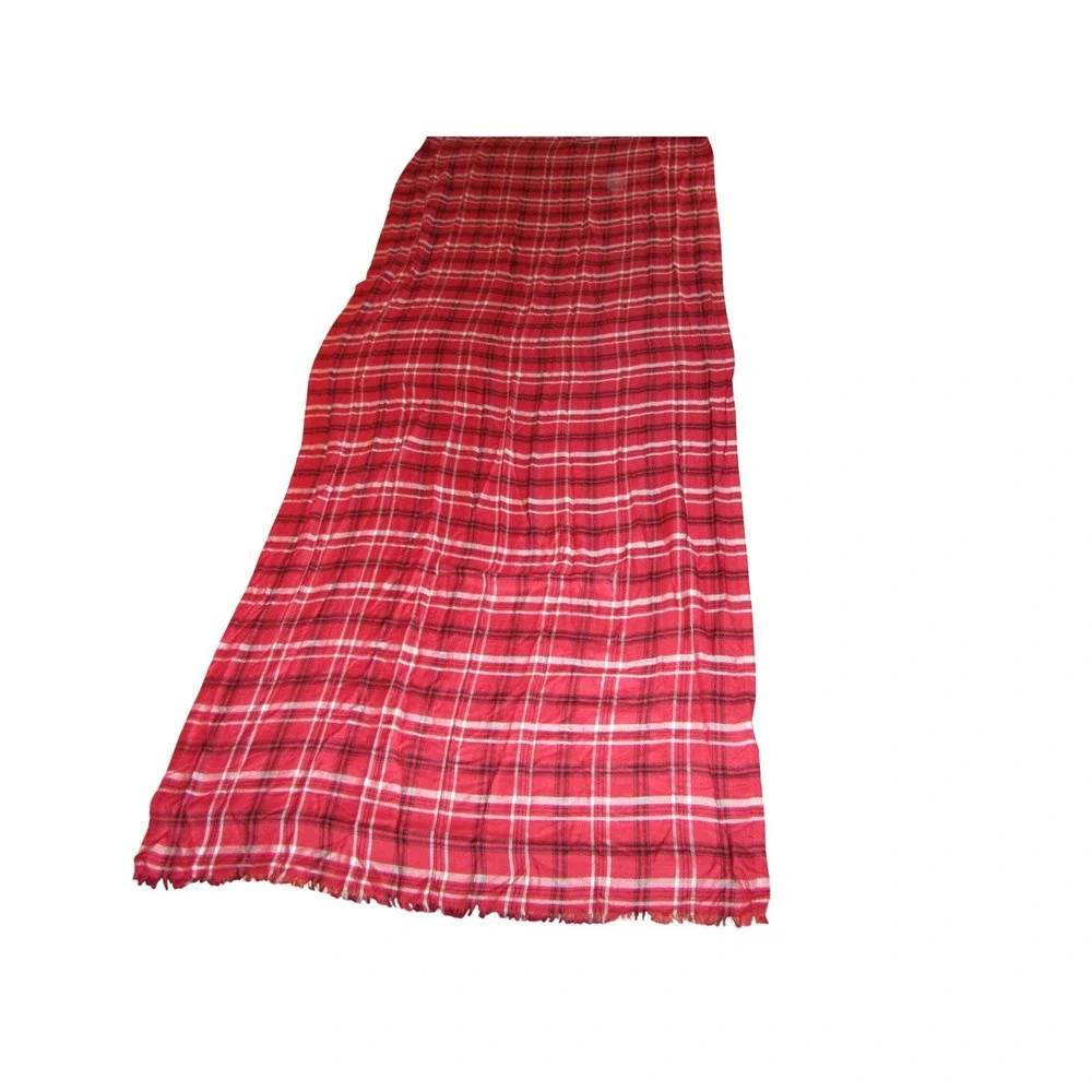 Talbots red plaid