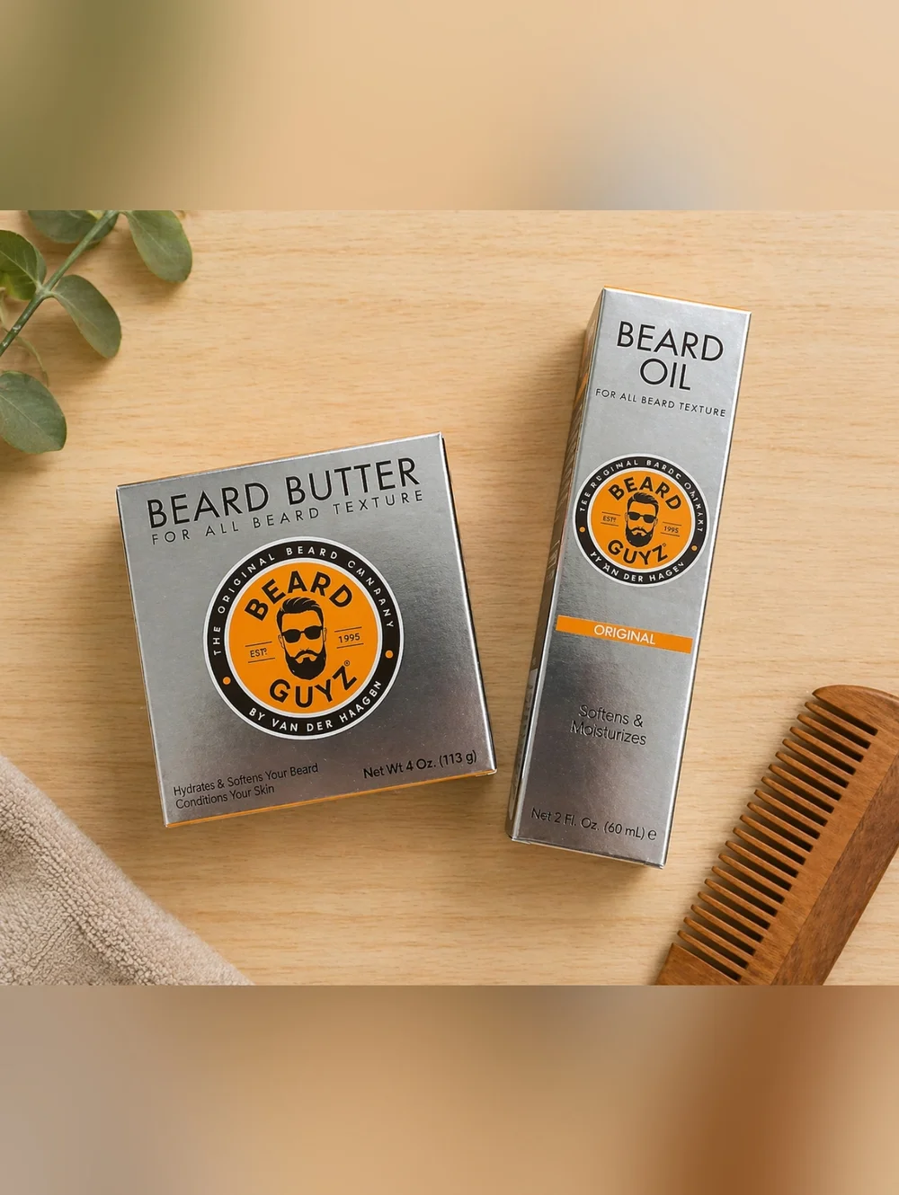 Beard Guyz Beard Care Set – Oil + Butter (2 Piece) NWT