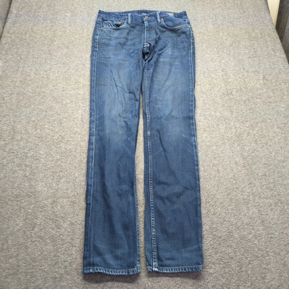 Bonobos Jeans Mens 32x36 Blue Tailored Stretch Casual Preppy