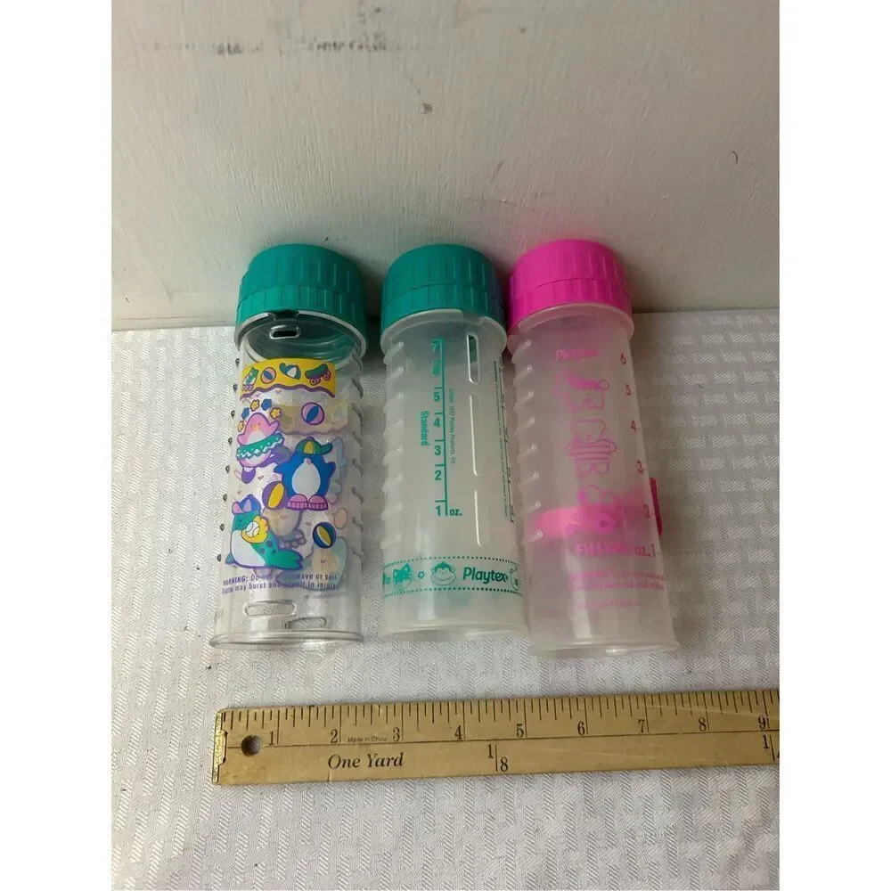 Playtex 3 bottles nursers 1994 1995‎ 1997