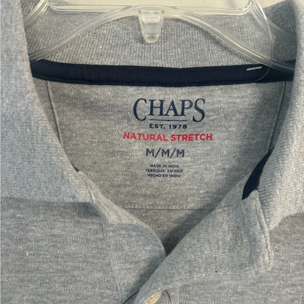 Chaps gray polo