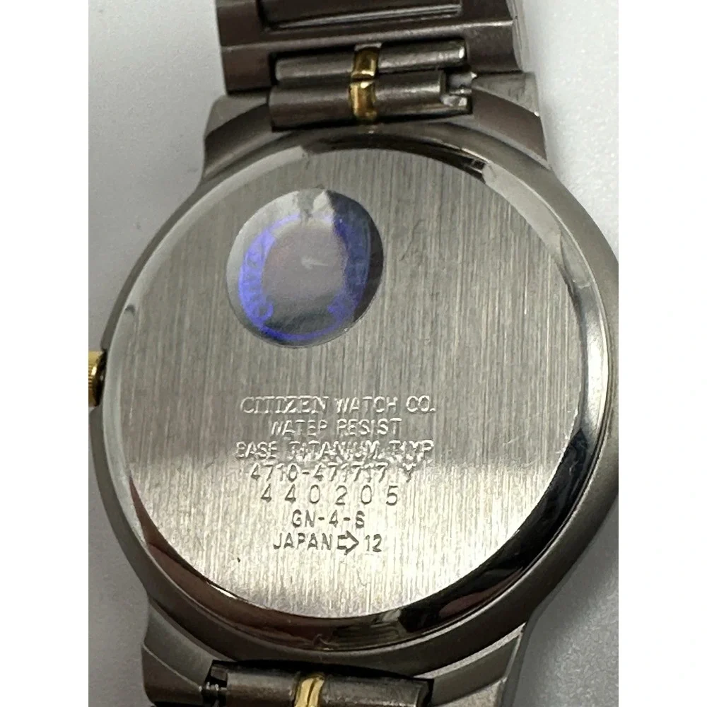 Citizen 4710-471717 Mens Watch New Battery 34MM‎ 6.75