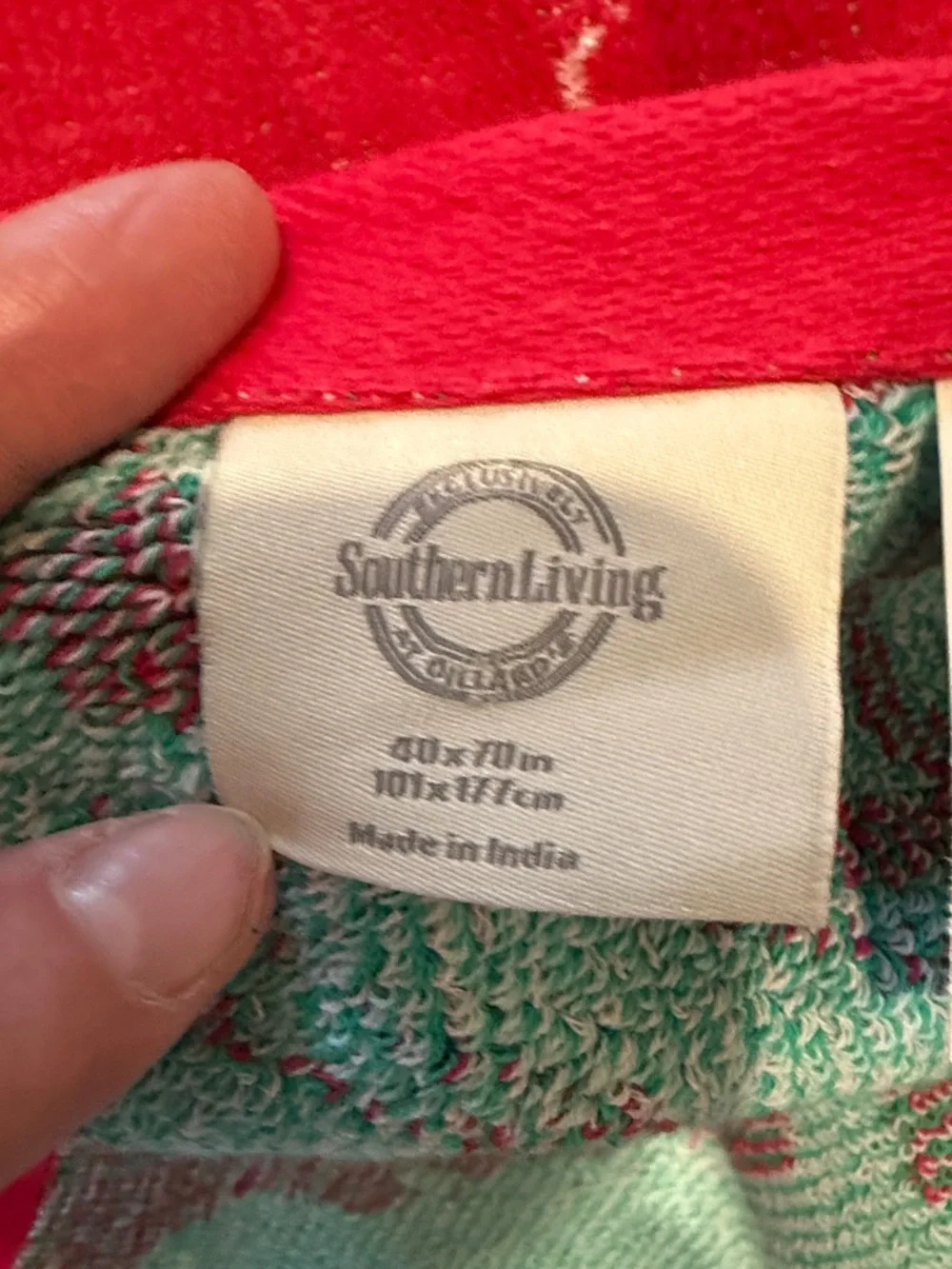 Southern Living oversized absorbent