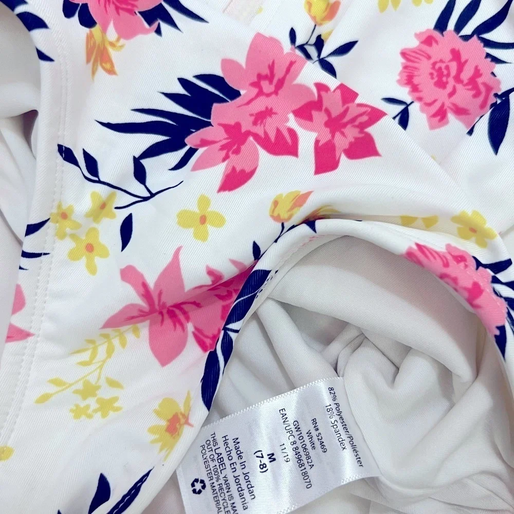 Floral Long Sleeve Swimsuit