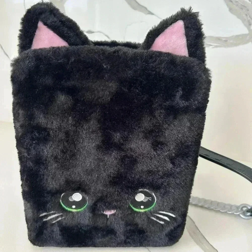 Na! Na! Na! Surprise Doll Fuzzy Black Kitty Cat Backpack NaNaNa Case Only
