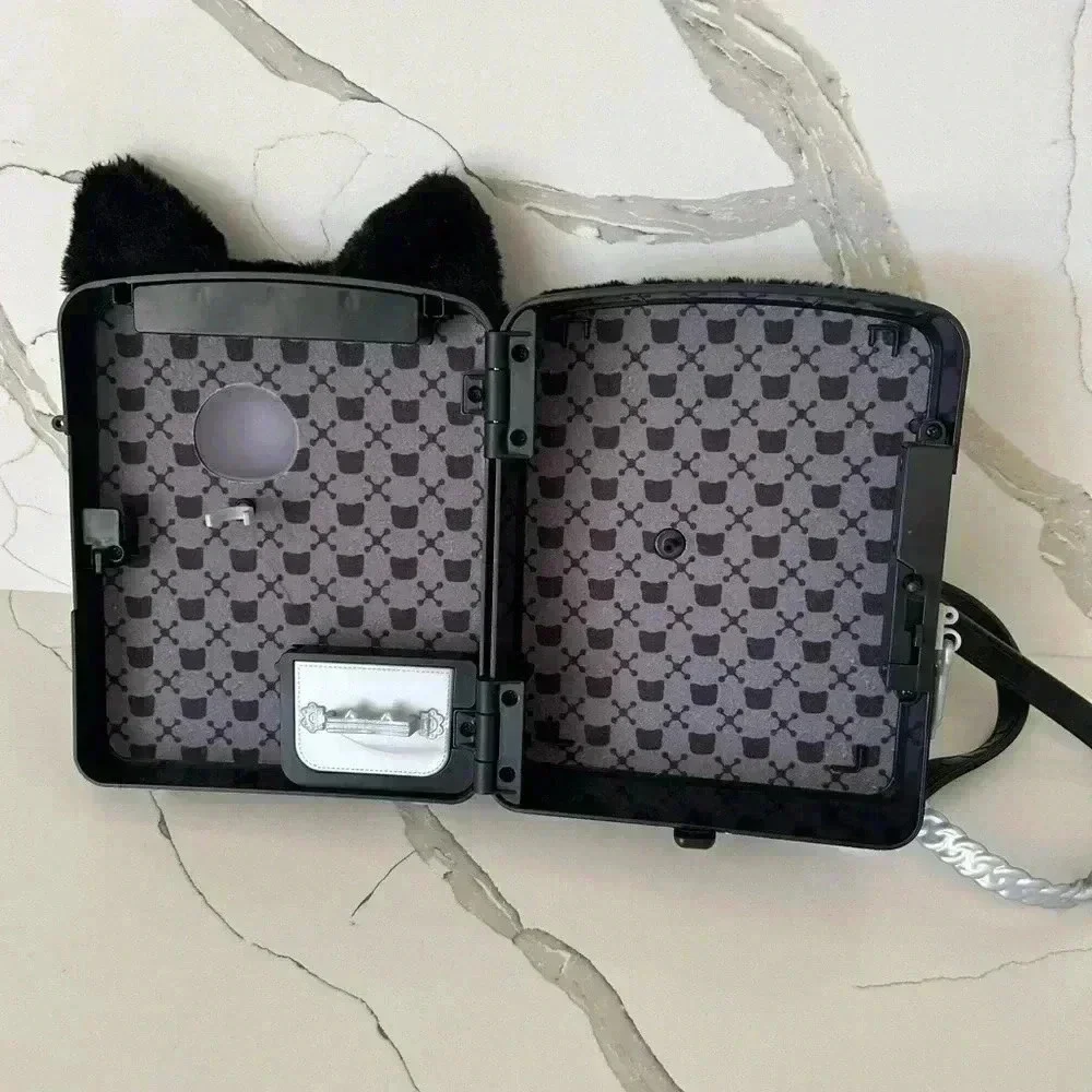 Na! Na! Na! Surprise Doll Fuzzy Black Kitty Cat Backpack NaNaNa Case Only