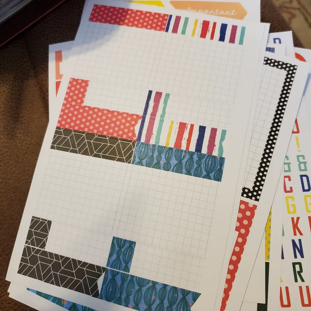 Batch of stickers to use in planners