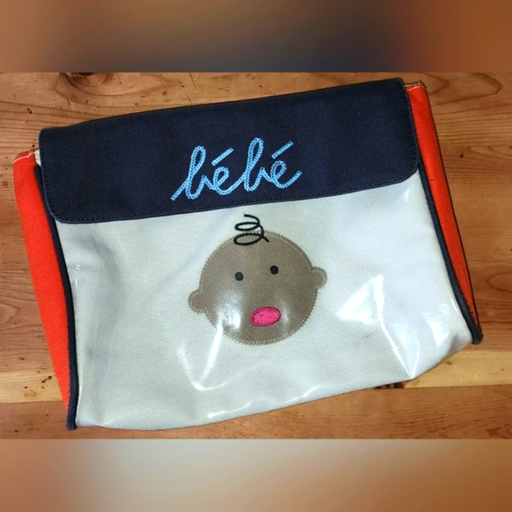Vintage Dante Beatrix Diaper & Wipes Clutch