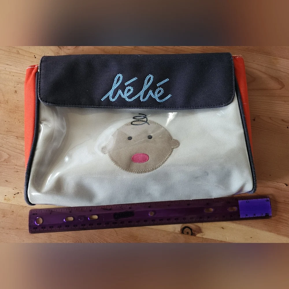 Vintage Dante Beatrix Diaper & Wipes Clutch