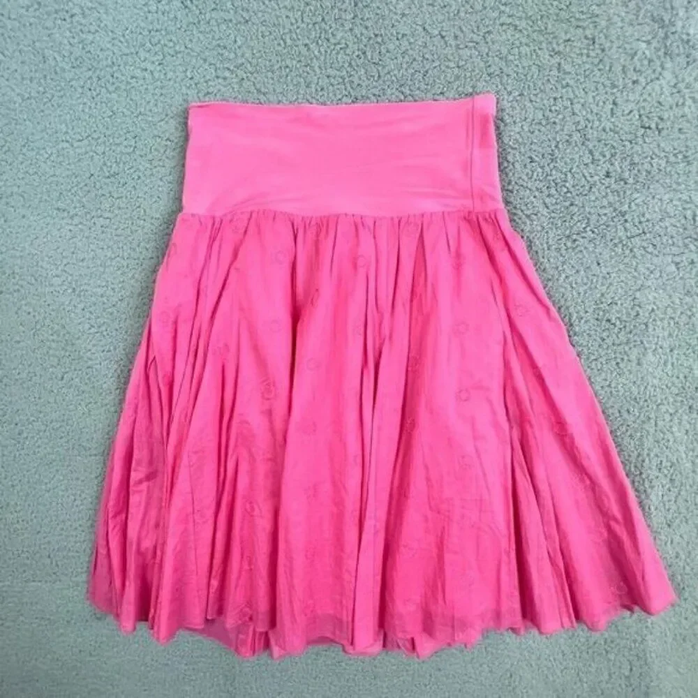 JCREW NEW WOMENS LINED SKIRT PINK SIZE S ABOVE KNEE