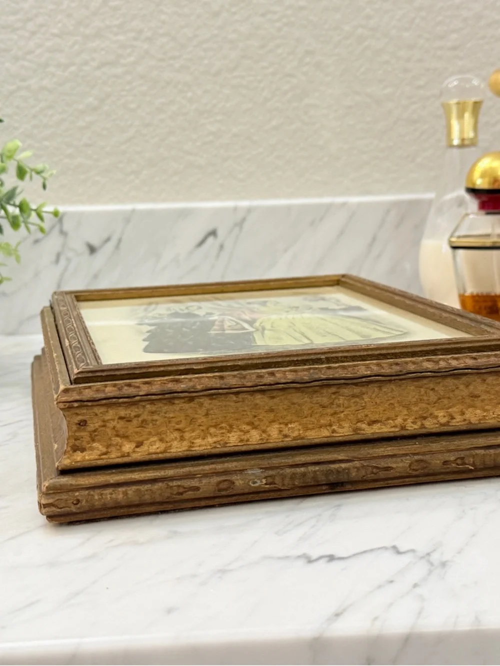 Rare antique Godey’s jewelry box dating to 1845 — over 175 years old!