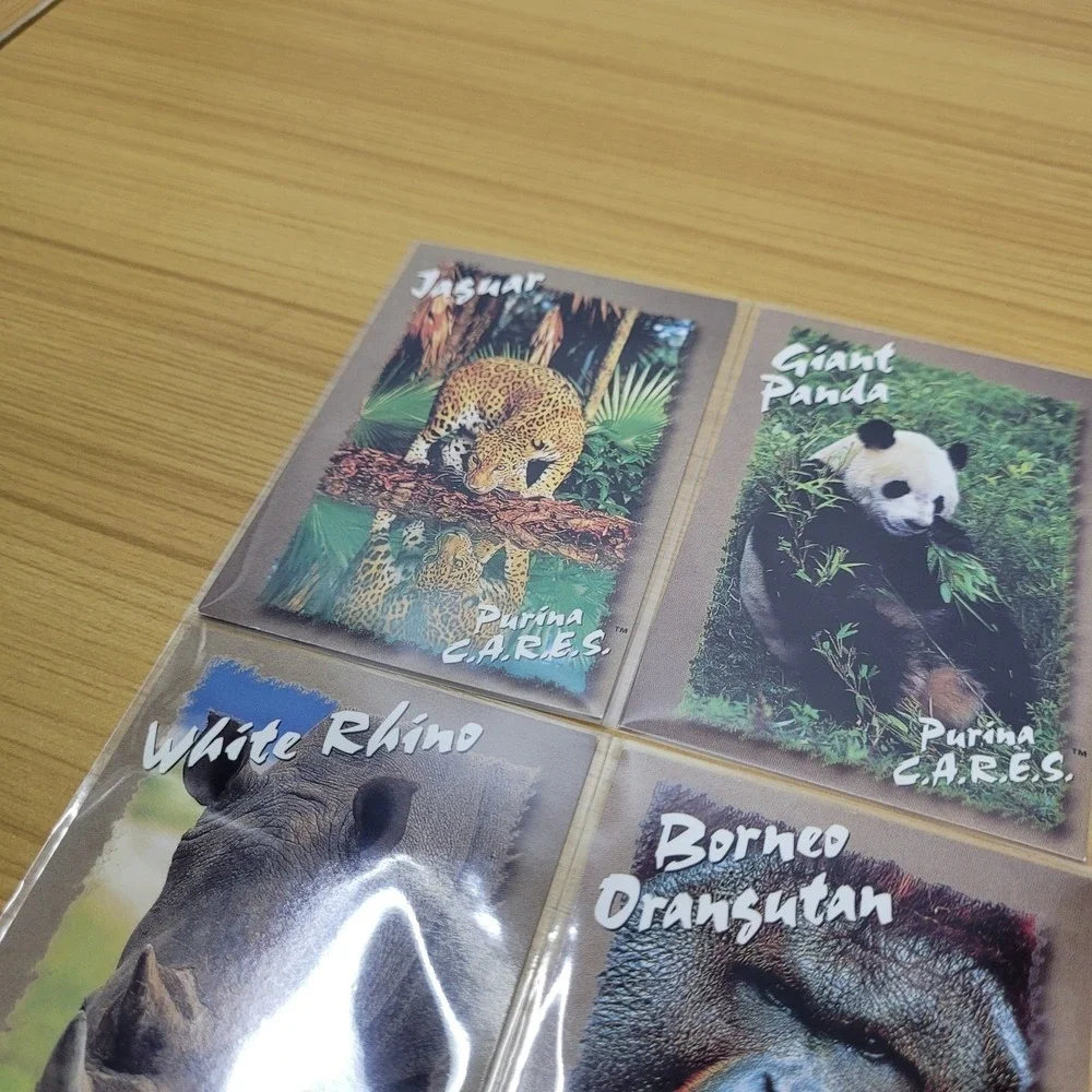 Vintage 1997 Purina C.A.R.E.S. Fund Animal Trading Cards Ralston Purina Company