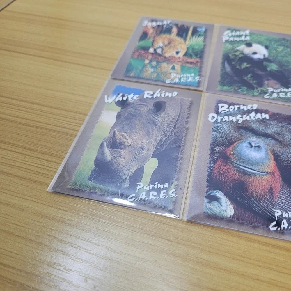 Vintage 1997 Purina C.A.R.E.S. Fund Animal Trading Cards Ralston Purina Company