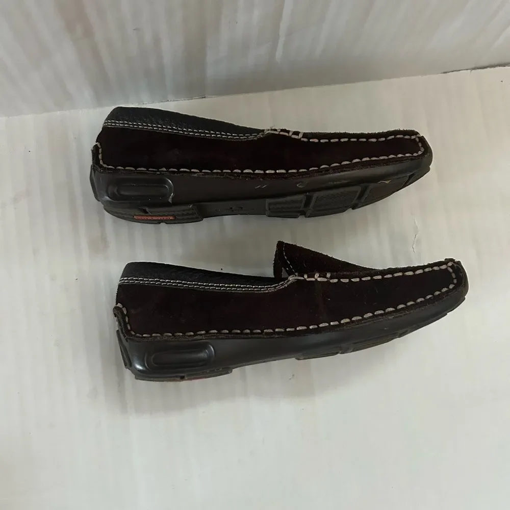Cole Haan Nike Air Kids Brown Suede Loafers
