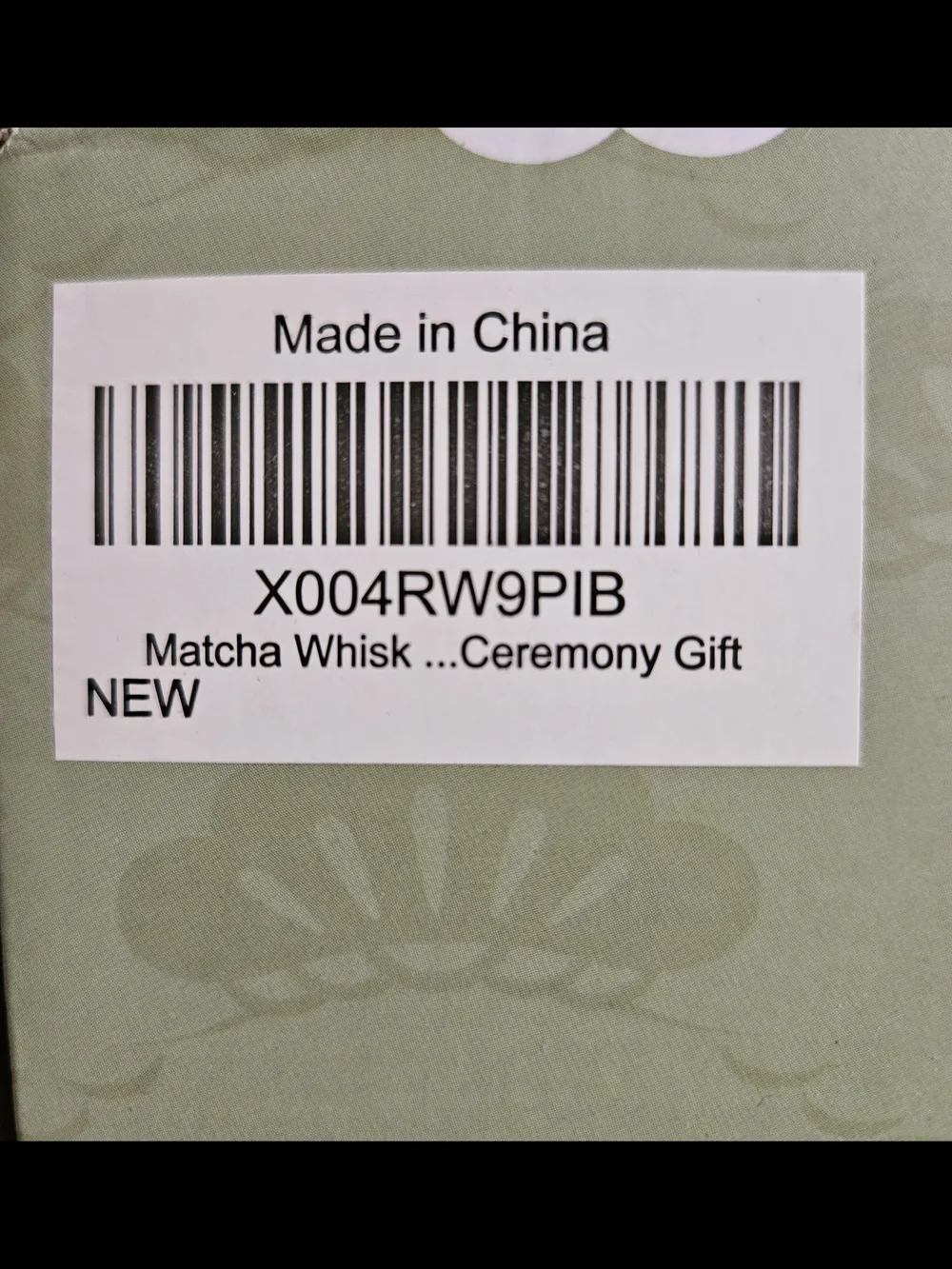 N/A matcha tea