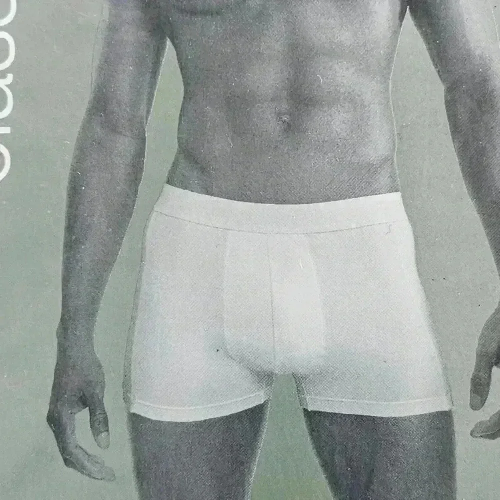 NOS Merona Classic Cotton Trunks boxer briefs 3 pair white 2006 NIP XL