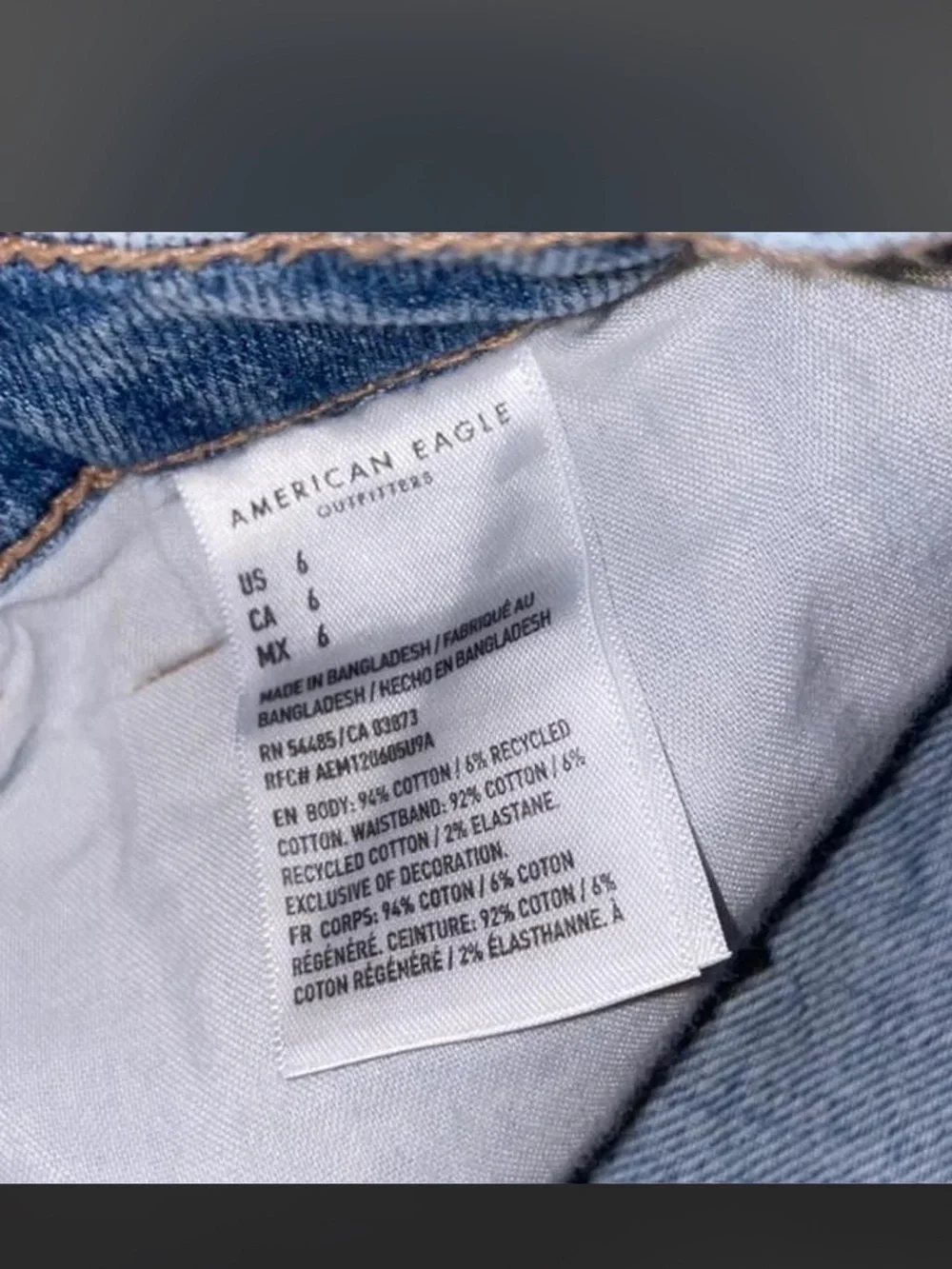 American Eagle Outfitters high rise