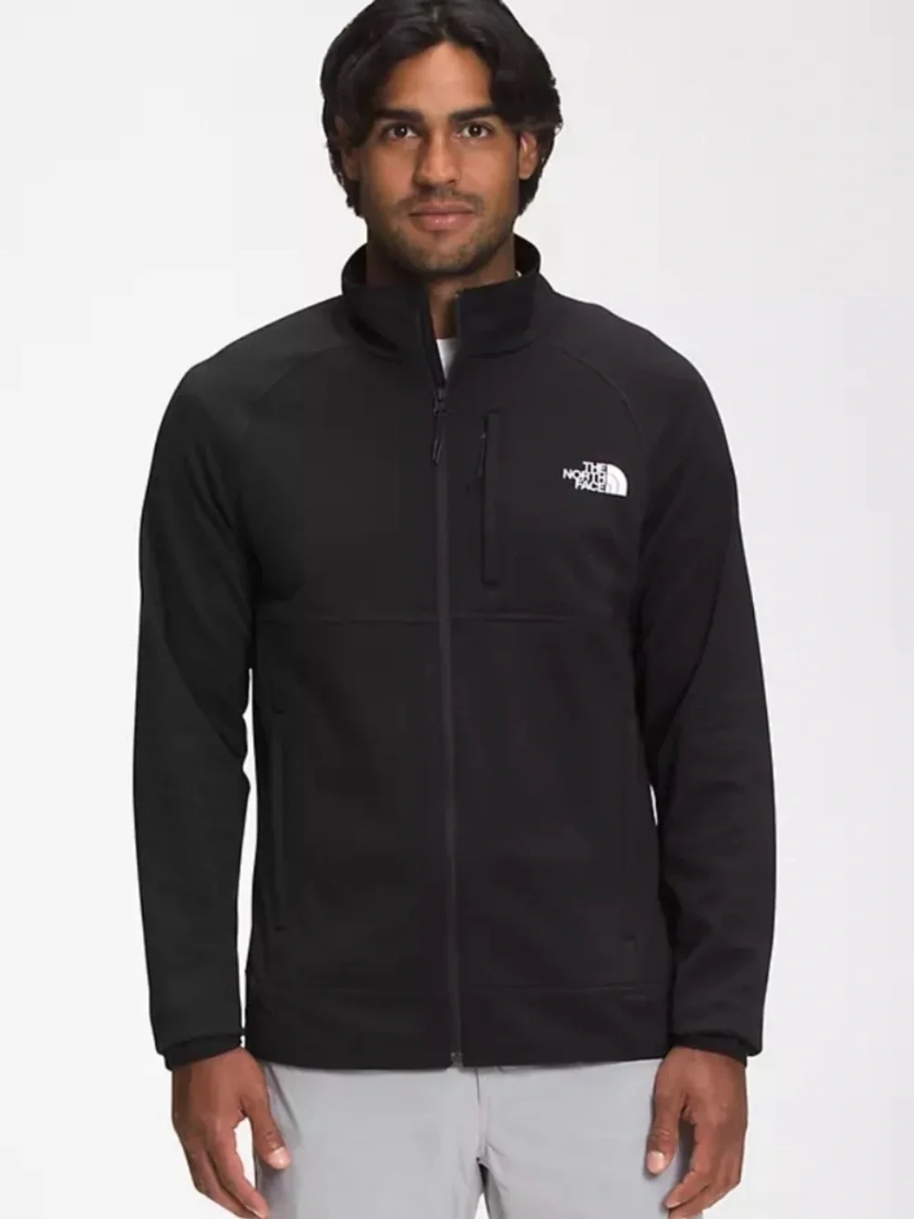 The North Face Men’s Canyonlands Full-Zip Jacket in Black Size L