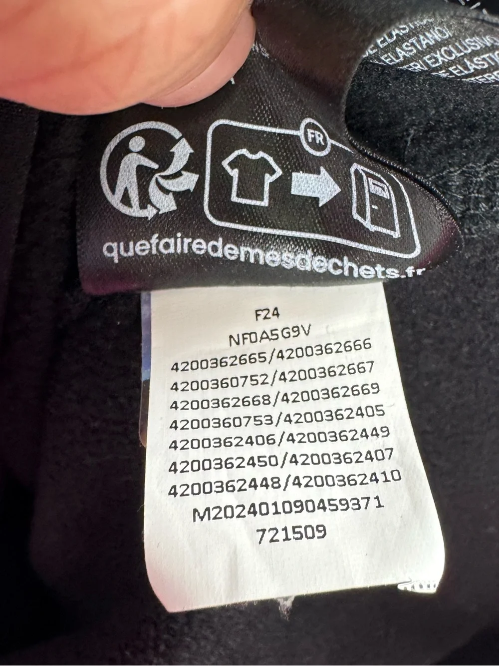 The North Face pockets size shoulder