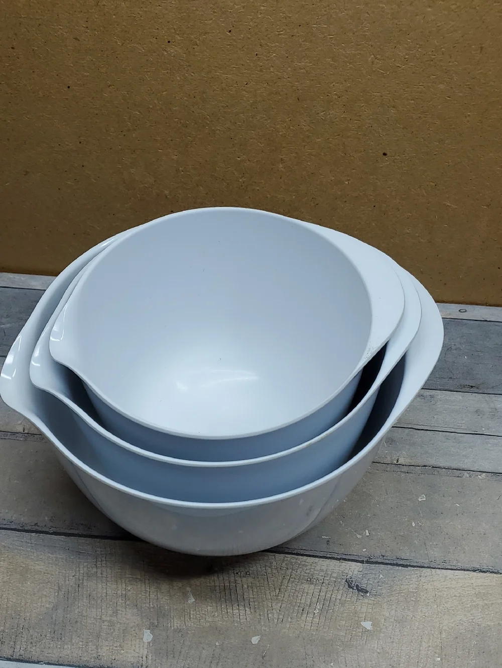 Rosti White Nesting Mixing Bowls Set of 3